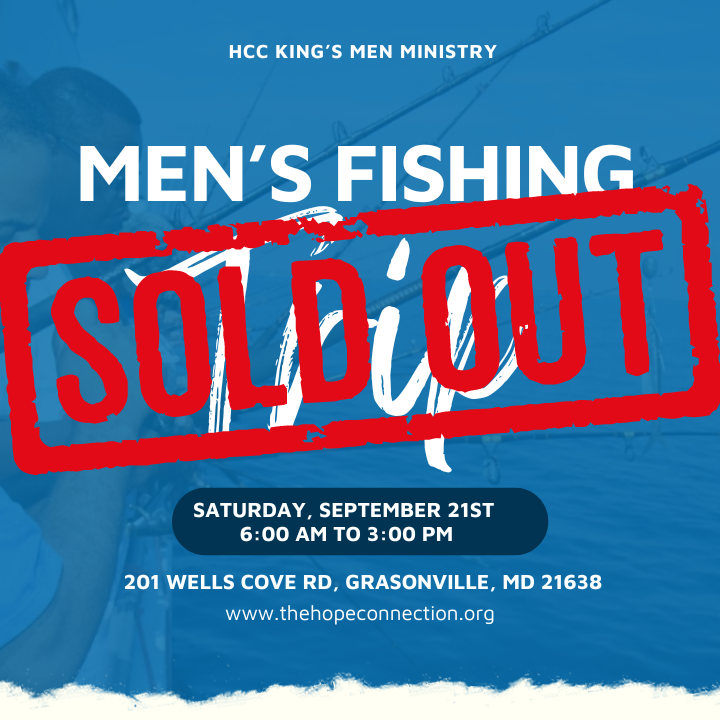 Men's Fishing Trip

September 21, 2024

6:00 AM - 3:00 PM
